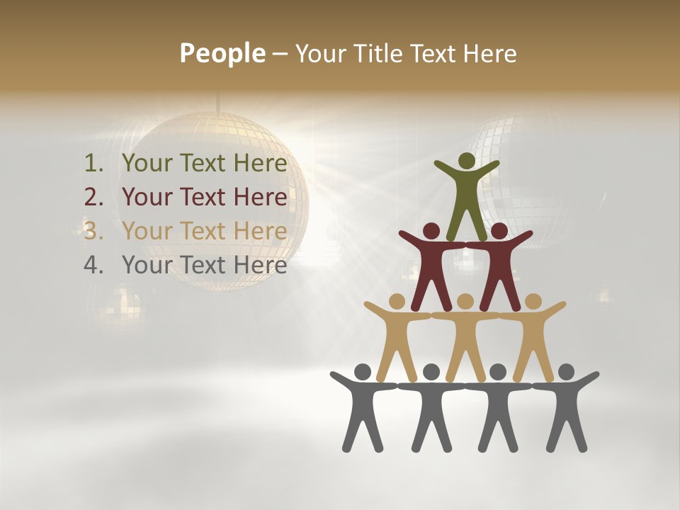 Circle Sparkle Glass PowerPoint Template