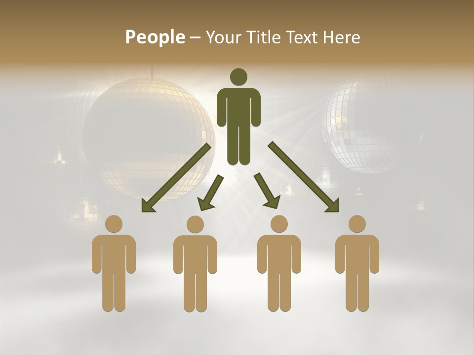 Circle Sparkle Glass PowerPoint Template