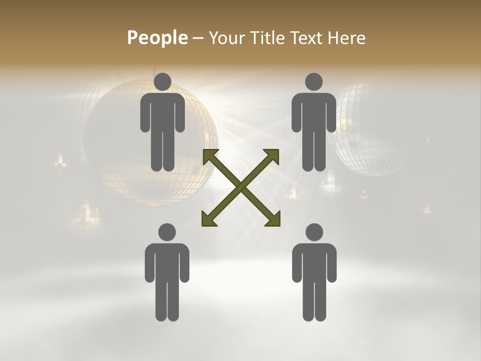 Circle Sparkle Glass PowerPoint Template