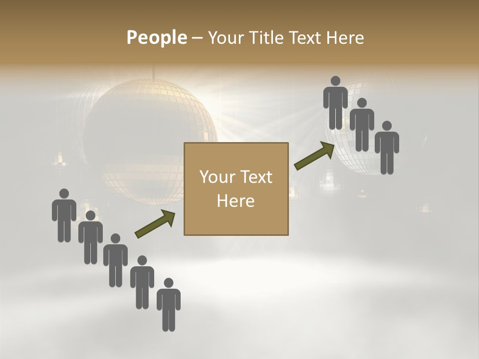 Circle Sparkle Glass PowerPoint Template