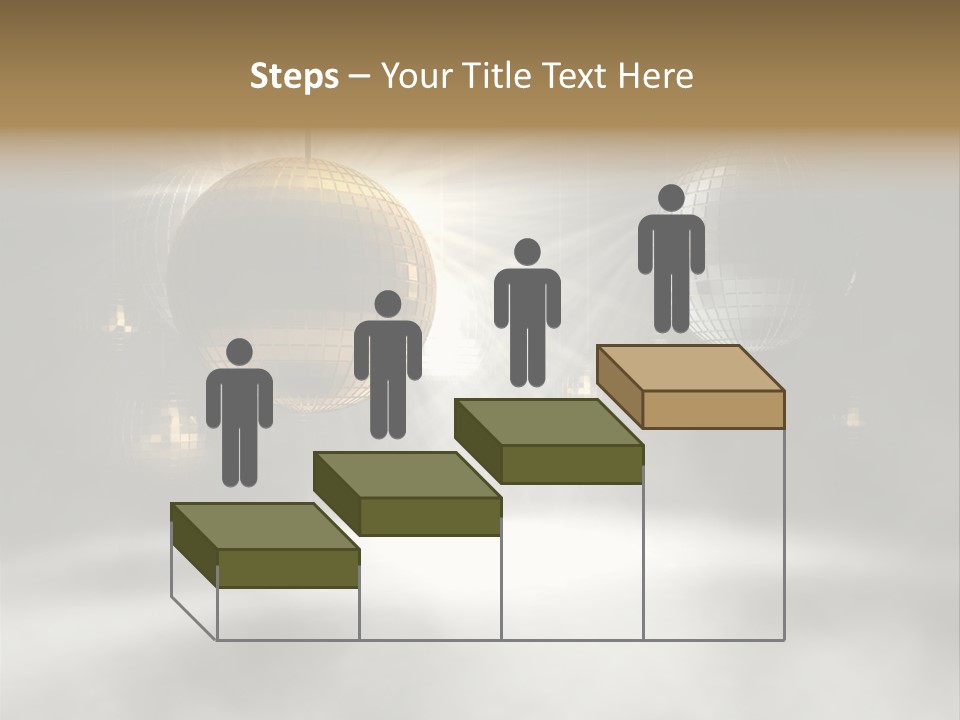 Circle Sparkle Glass PowerPoint Template