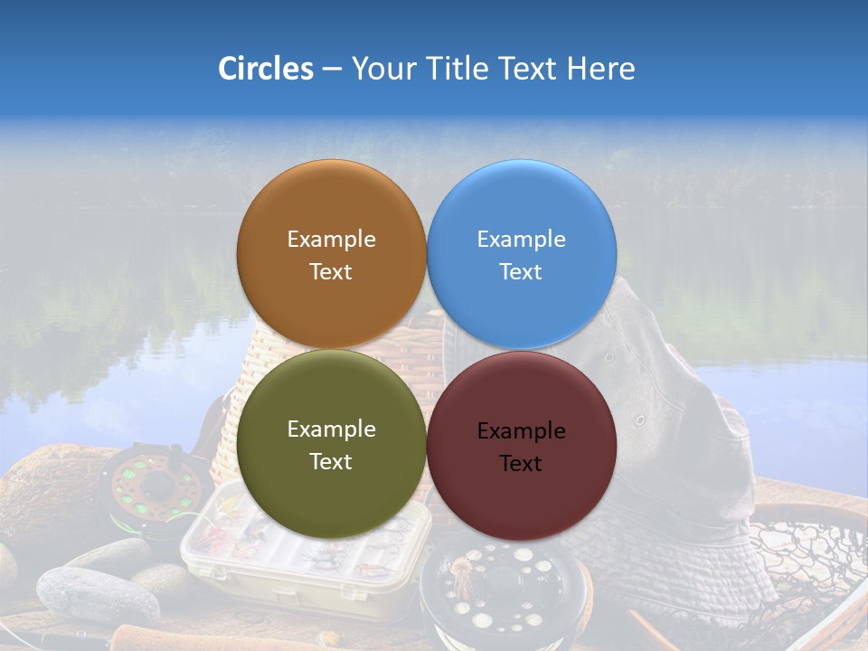 Fly Fishing Equipment PowerPoint Template