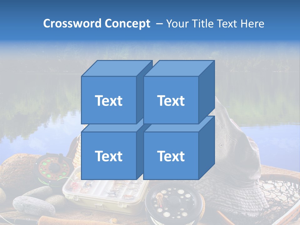 Fly Fishing Equipment PowerPoint Template