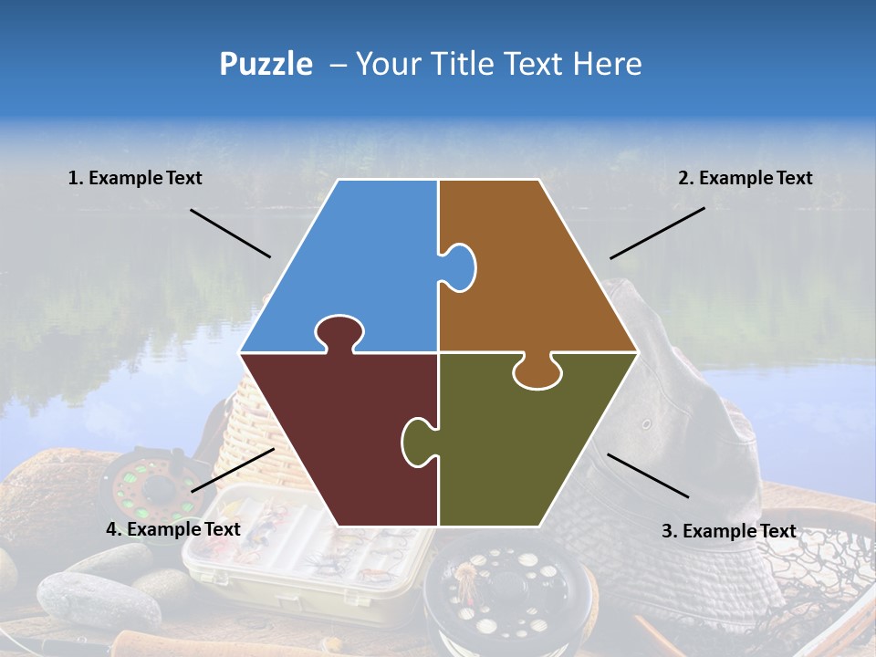 Fly Fishing Equipment PowerPoint Template