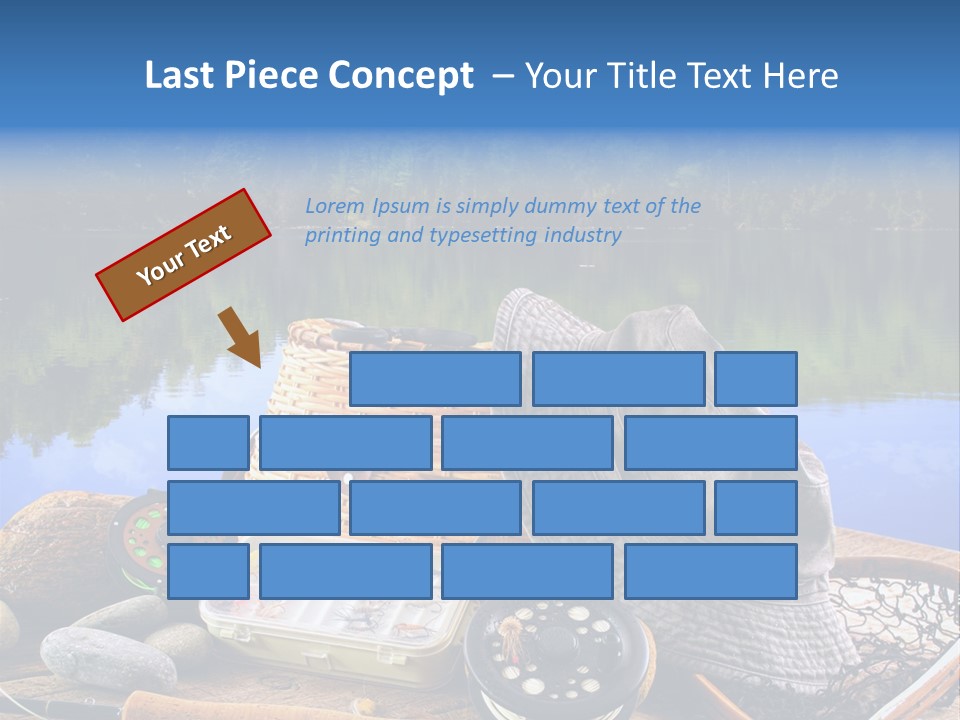 Fly Fishing Equipment PowerPoint Template