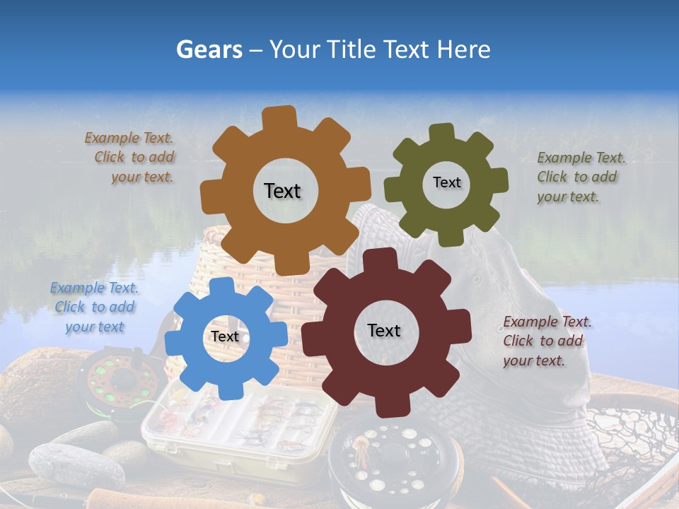 Fly Fishing Equipment PowerPoint Template