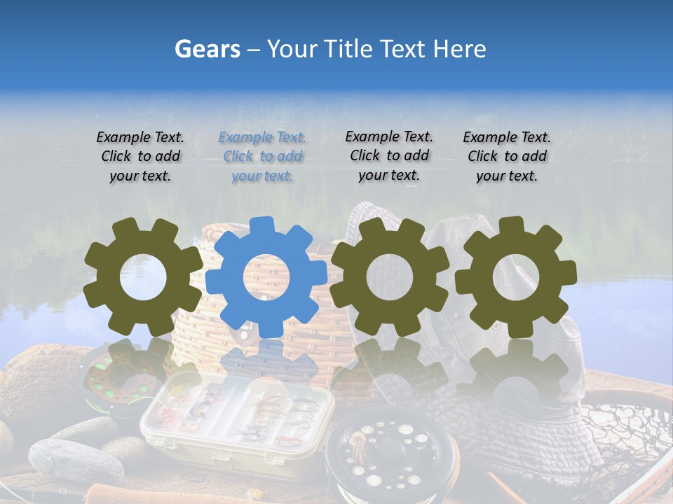 Fly Fishing Equipment PowerPoint Template