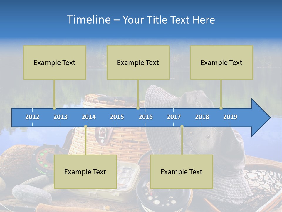 Fly Fishing Equipment PowerPoint Template