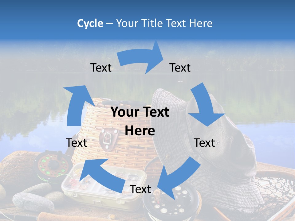 Fly Fishing Equipment PowerPoint Template
