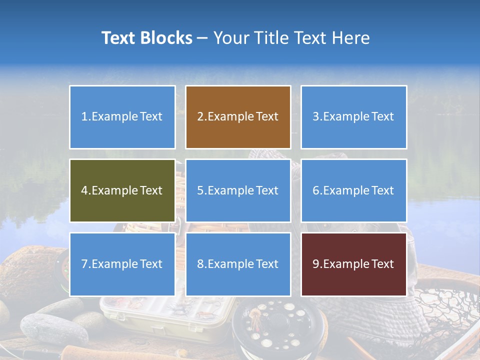 Fly Fishing Equipment PowerPoint Template