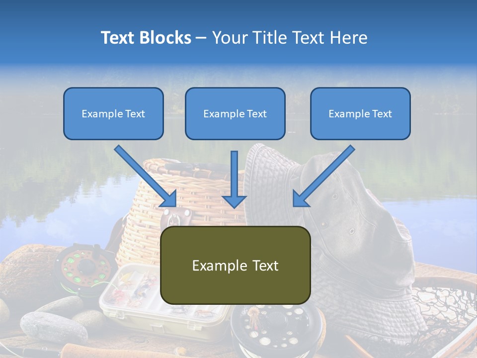 Fly Fishing Equipment PowerPoint Template