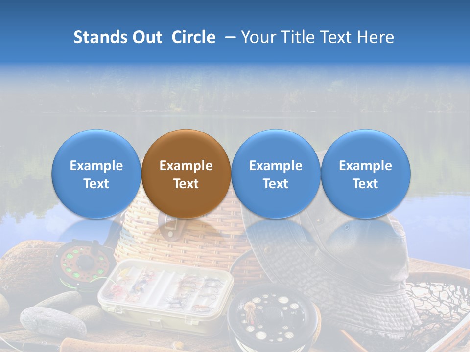Fly Fishing Equipment PowerPoint Template