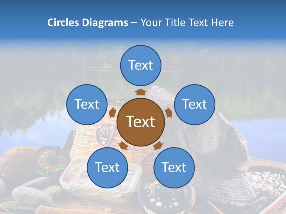 Fly Fishing Equipment PowerPoint Template