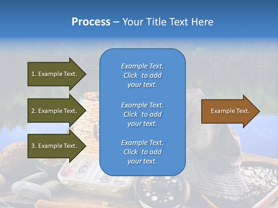 Fly Fishing Equipment PowerPoint Template
