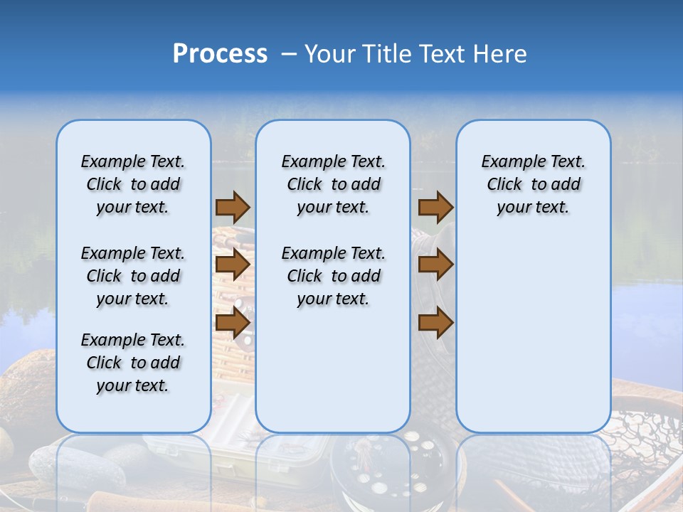 Fly Fishing Equipment PowerPoint Template