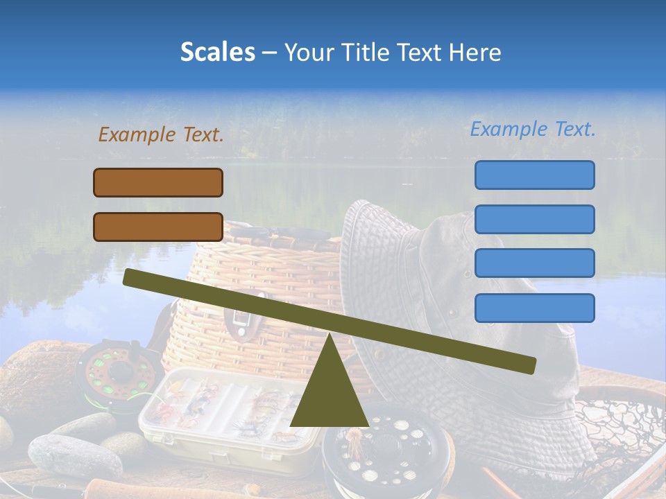 Fly Fishing Equipment PowerPoint Template