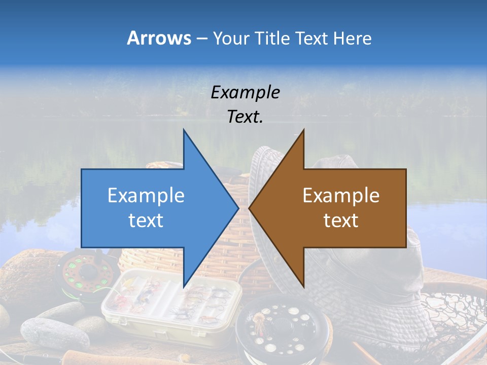 Fly Fishing Equipment PowerPoint Template