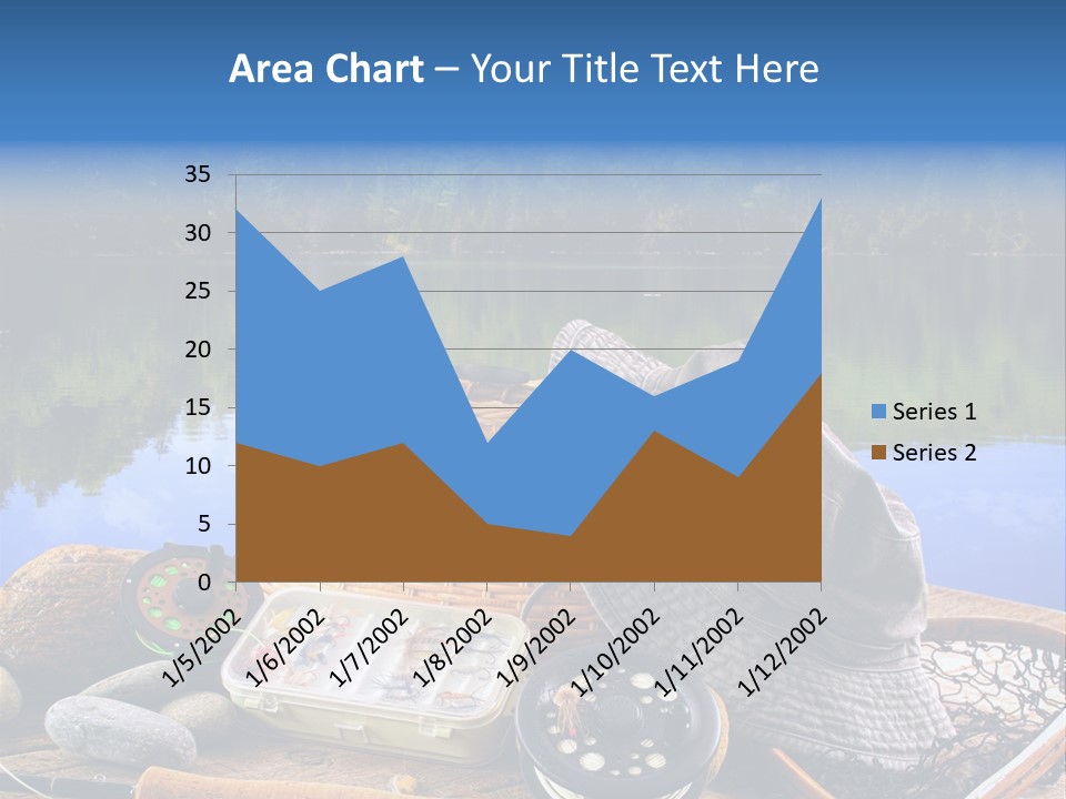 Fly Fishing Equipment PowerPoint Template
