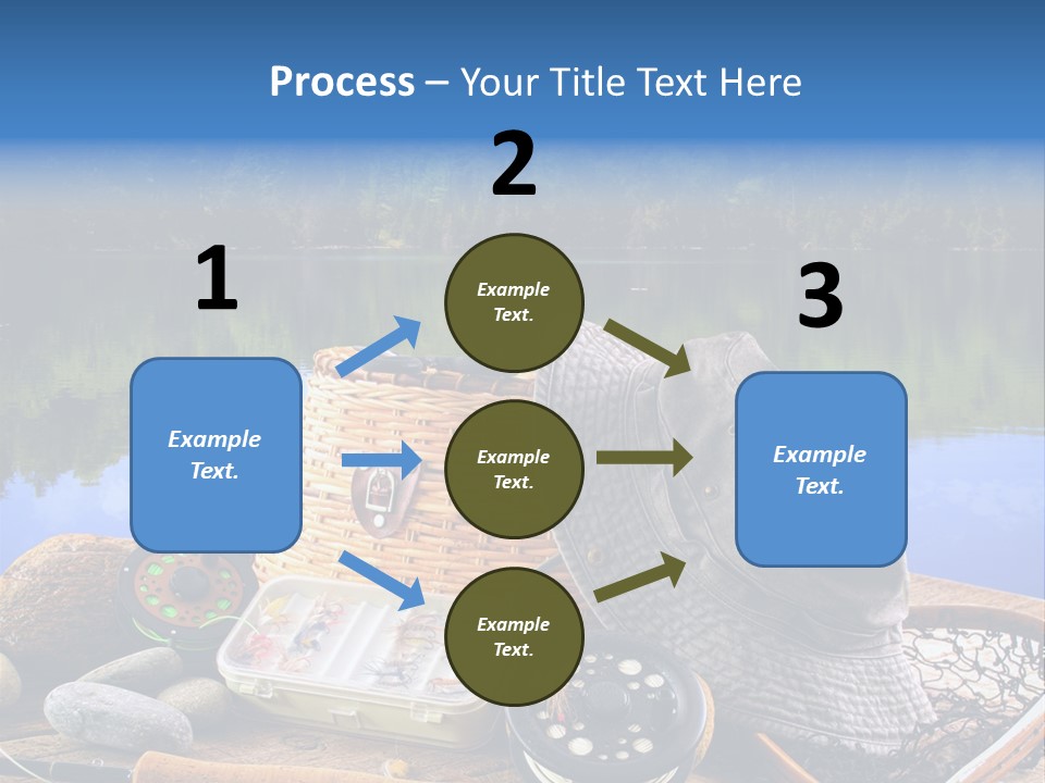 Fly Fishing Equipment PowerPoint Template