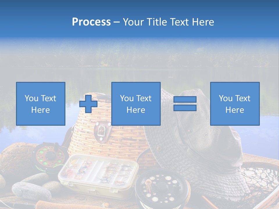 Fly Fishing Equipment PowerPoint Template