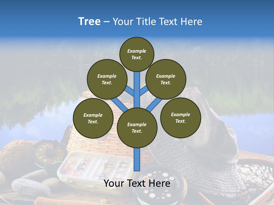 Fly Fishing Equipment PowerPoint Template