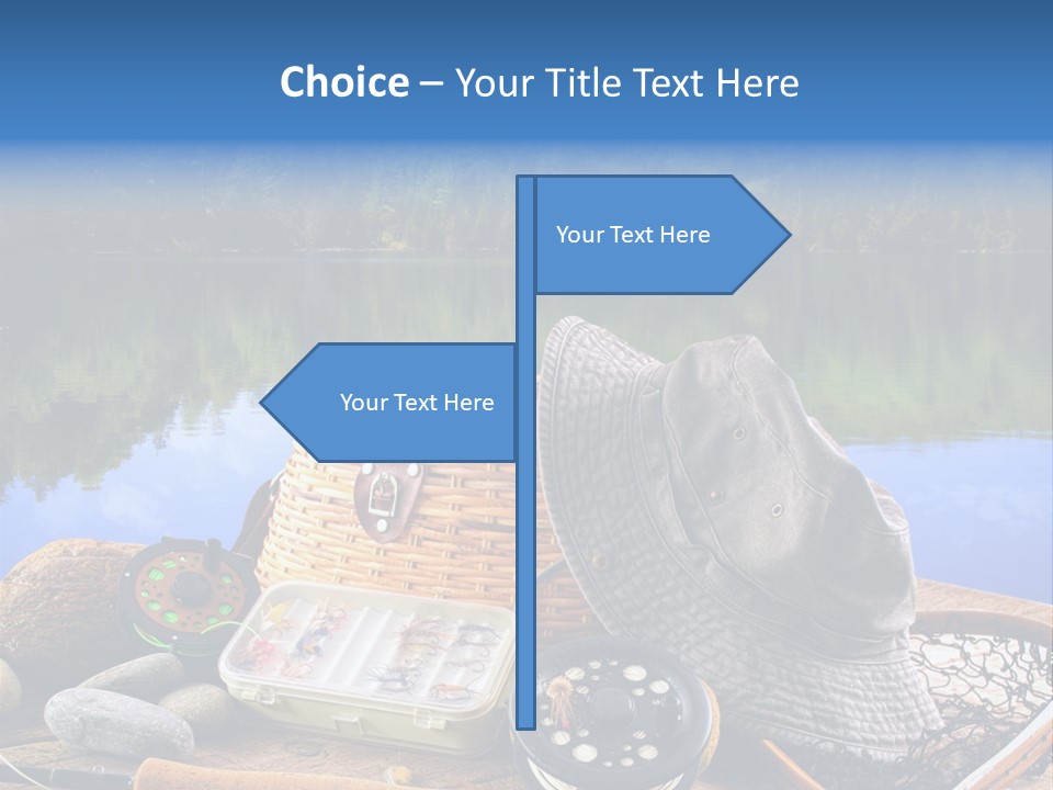 Fly Fishing Equipment PowerPoint Template