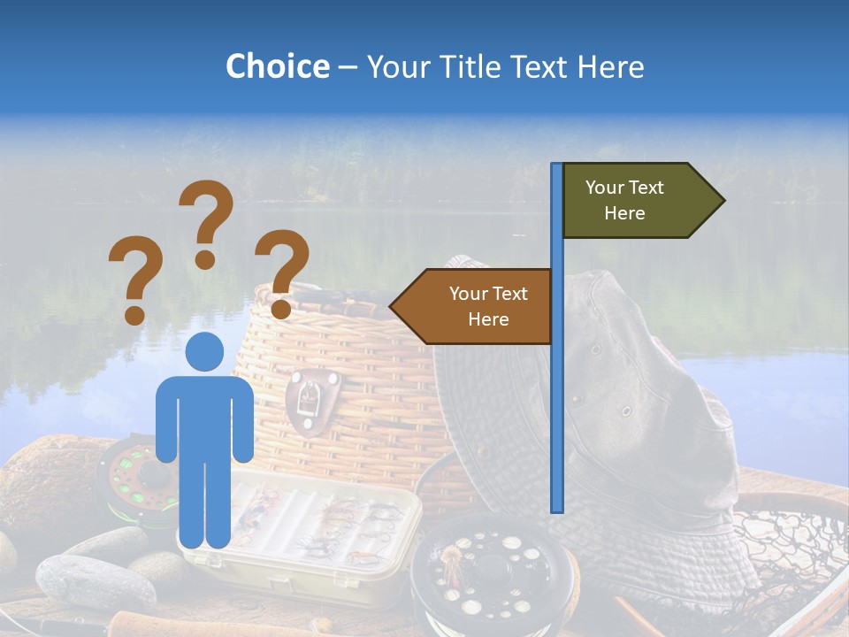 Fly Fishing Equipment PowerPoint Template