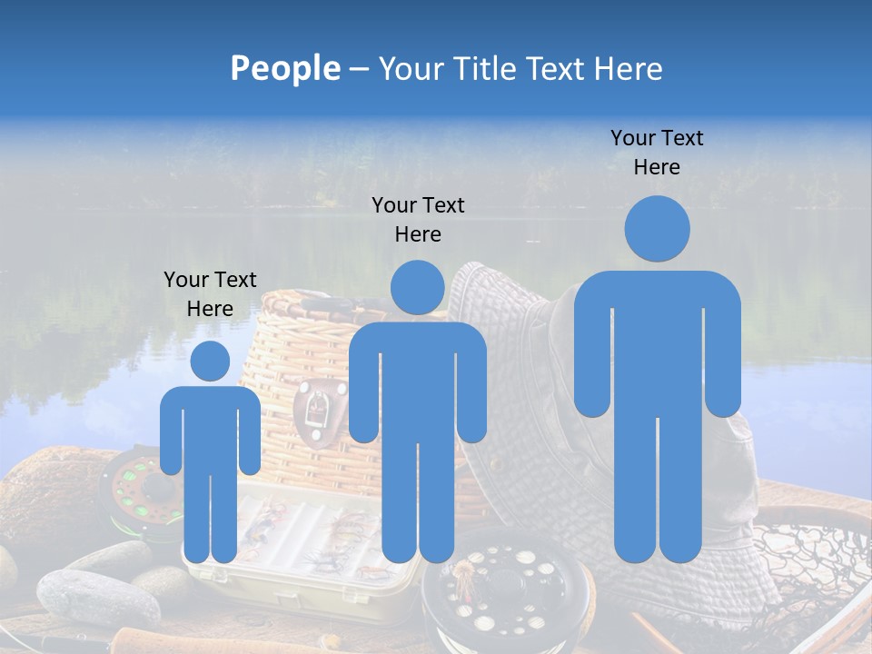 Fly Fishing Equipment PowerPoint Template