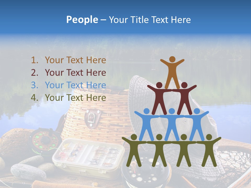 Fly Fishing Equipment PowerPoint Template