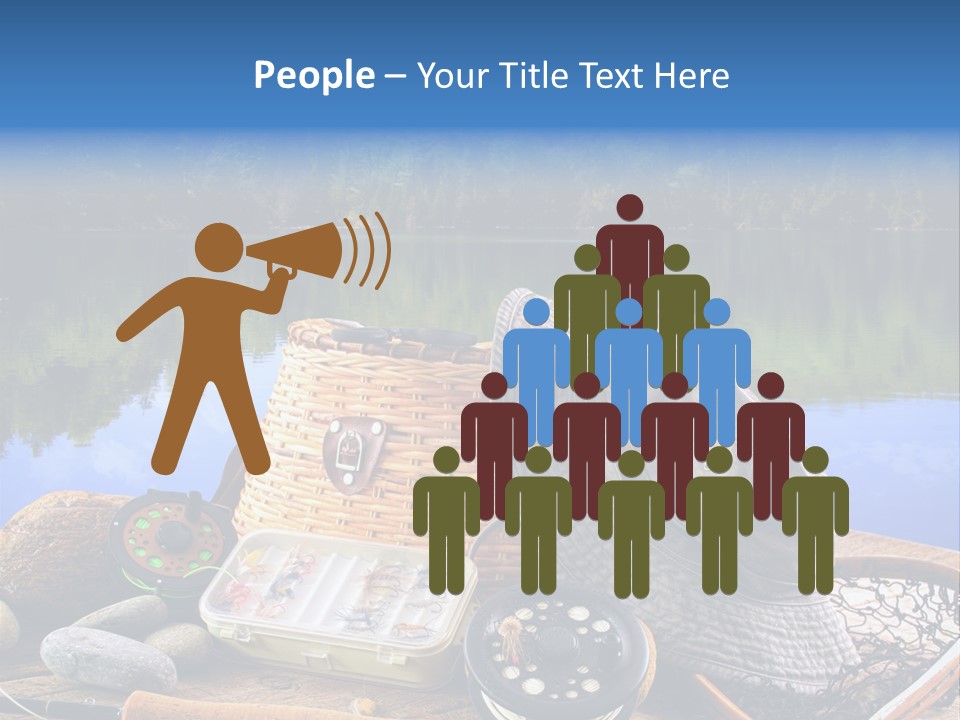Fly Fishing Equipment PowerPoint Template