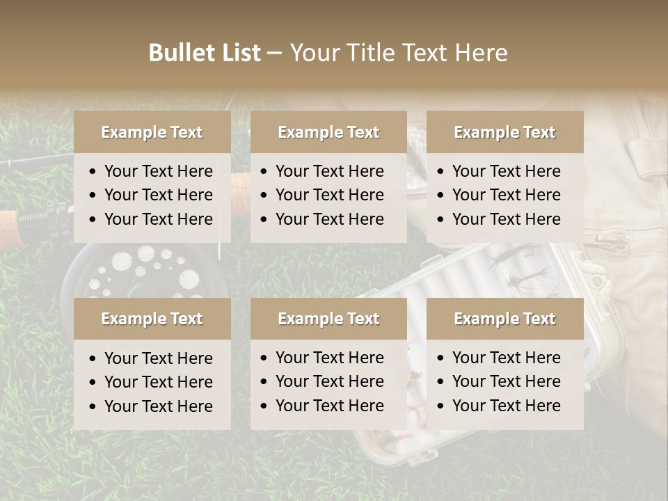 Web Templates Fishing PowerPoint Template