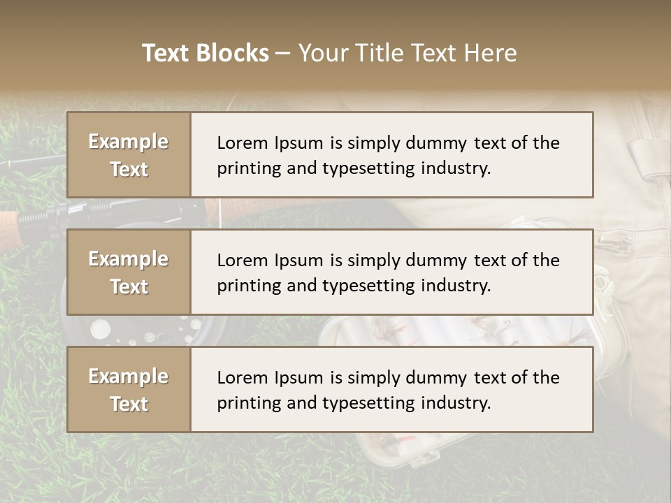 Web Templates Fishing PowerPoint Template