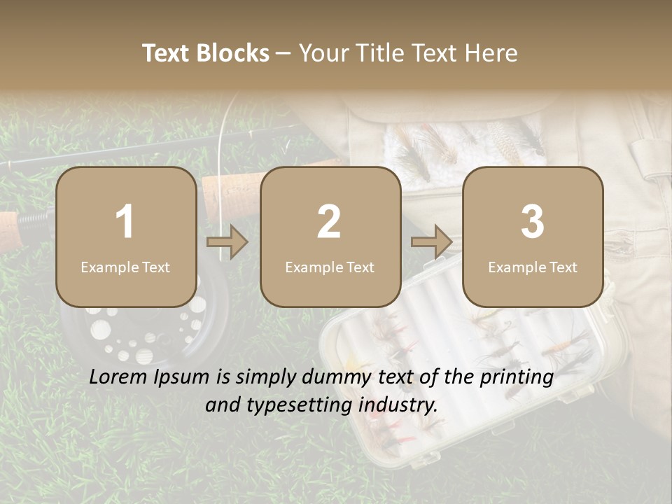 Web Templates Fishing PowerPoint Template