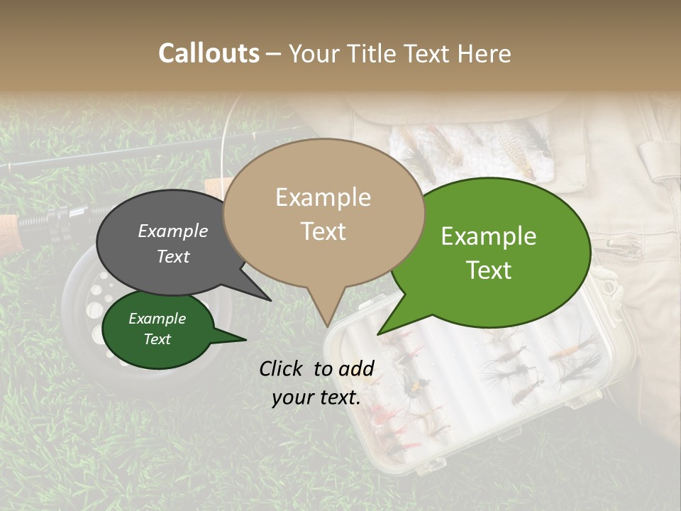 Web Templates Fishing PowerPoint Template