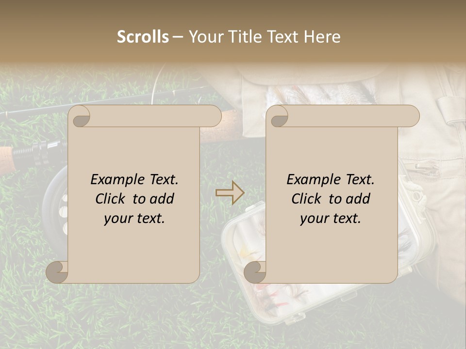 Web Templates Fishing PowerPoint Template