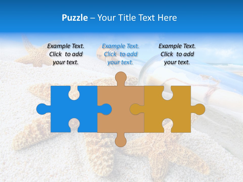 Message In A Bottle PowerPoint Template