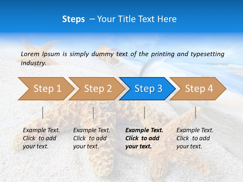 Message In A Bottle PowerPoint Template