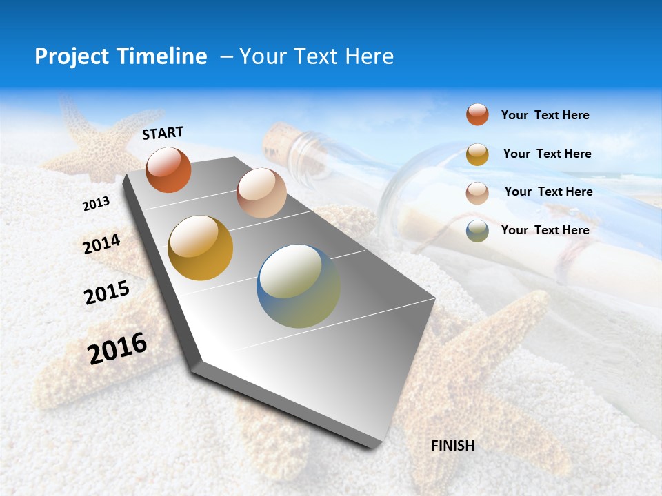 Message In A Bottle PowerPoint Template