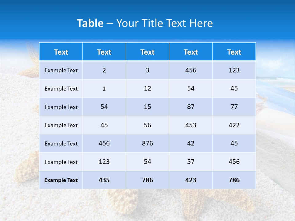 Message In A Bottle PowerPoint Template