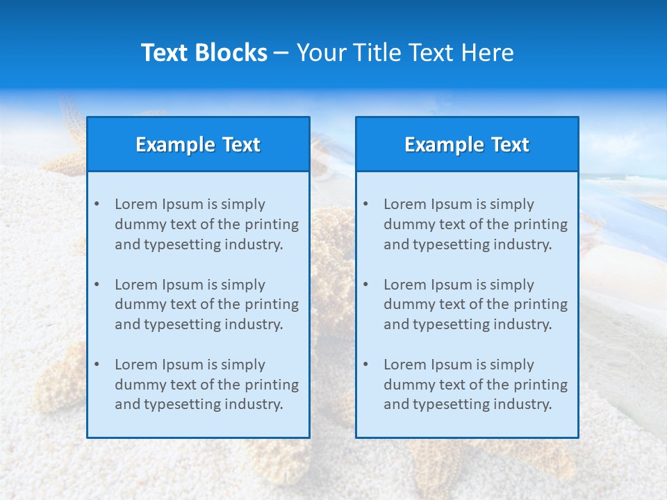 Message In A Bottle PowerPoint Template