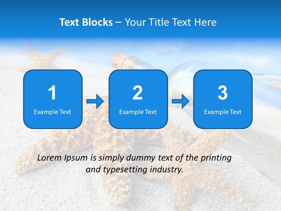 Message In A Bottle PowerPoint Template