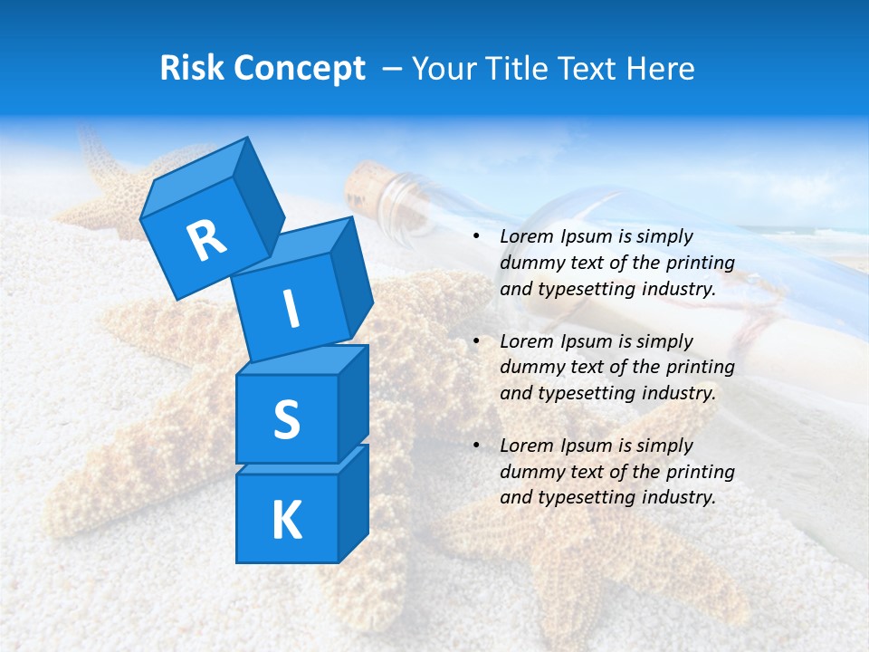 Message In A Bottle PowerPoint Template