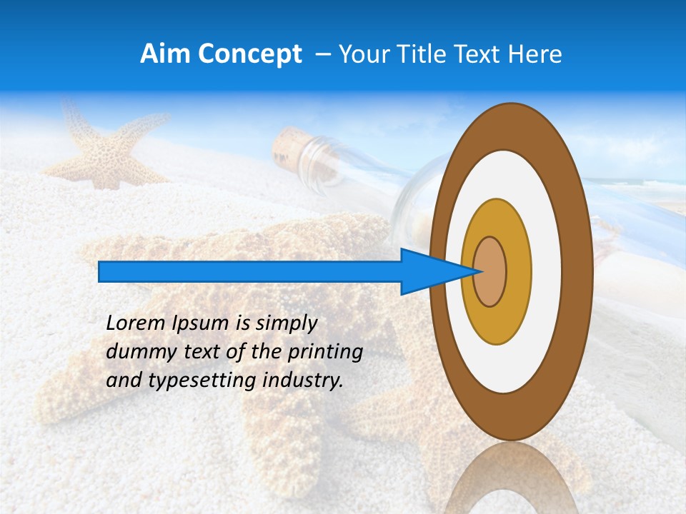 Message In A Bottle PowerPoint Template