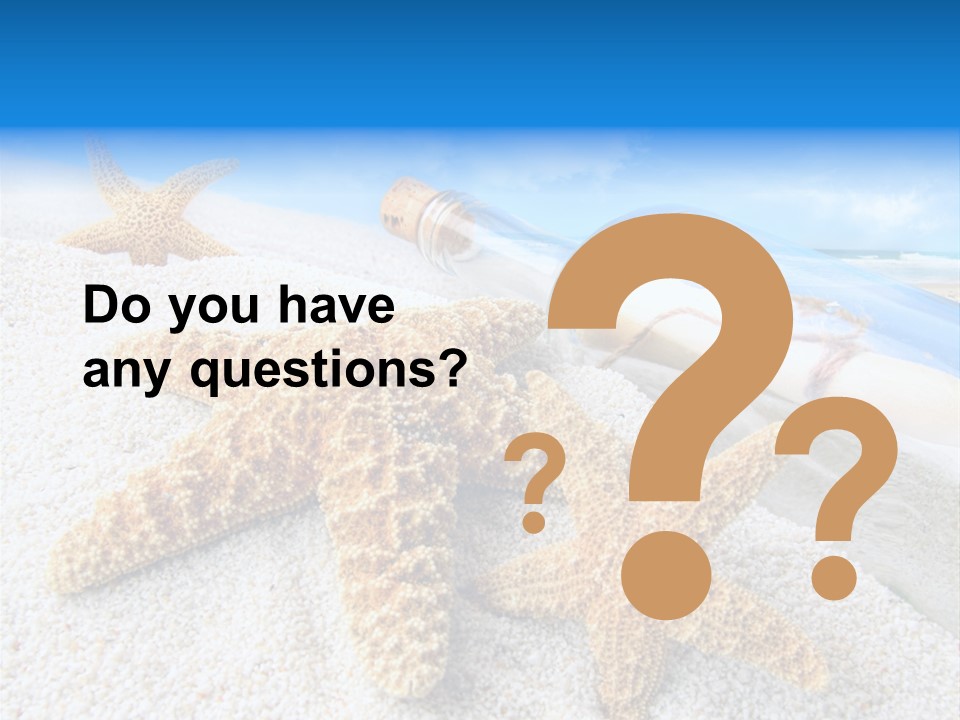 Message In A Bottle PowerPoint Template