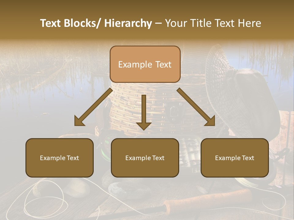 Fly Fishing Rod PowerPoint Template