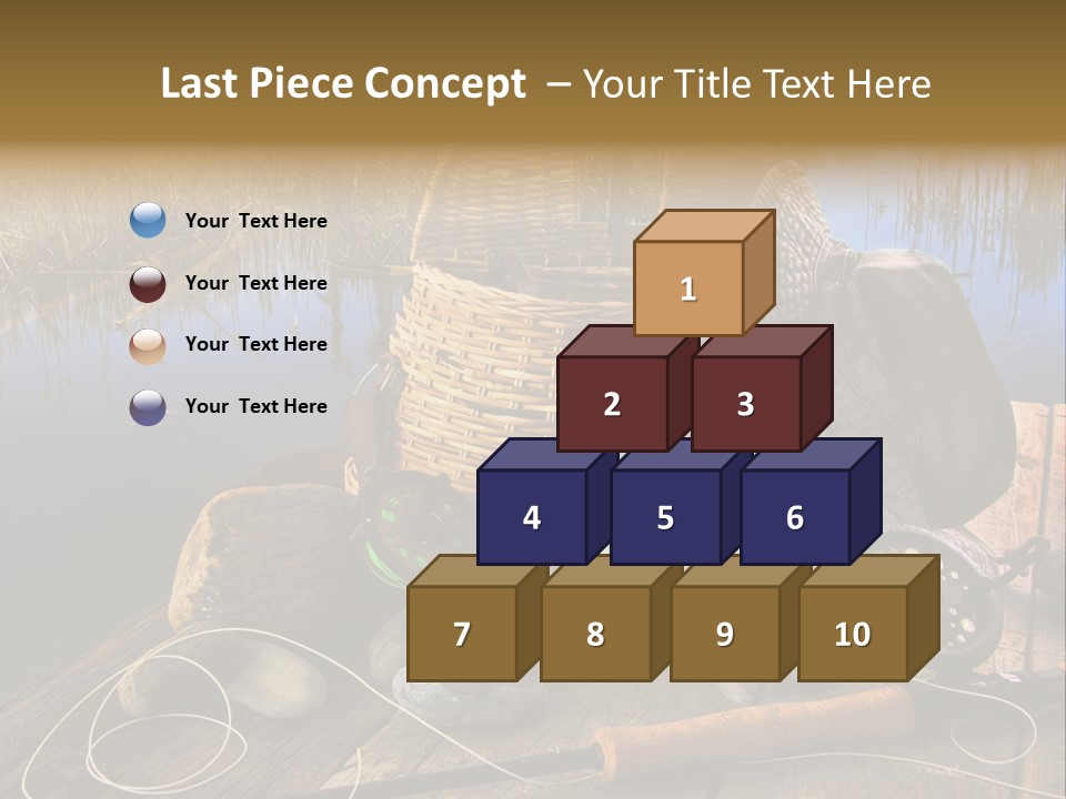 Fly Fishing Rod PowerPoint Template