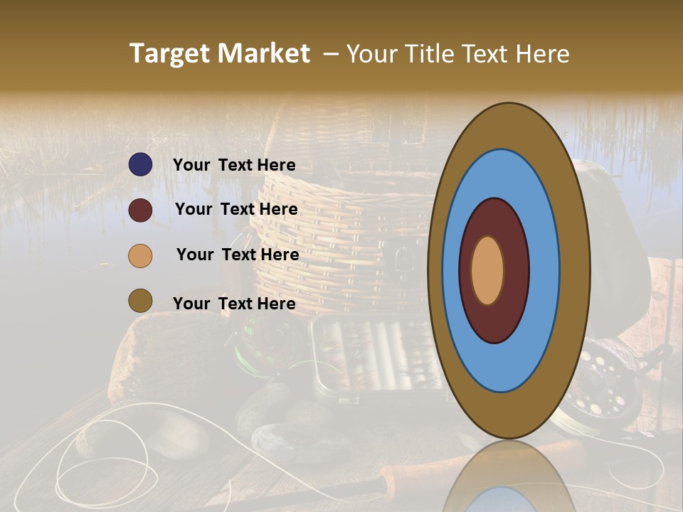 Fly Fishing Rod PowerPoint Template