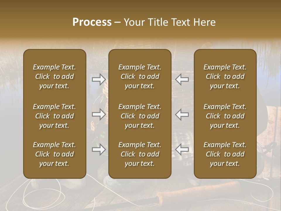 Fly Fishing Rod PowerPoint Template