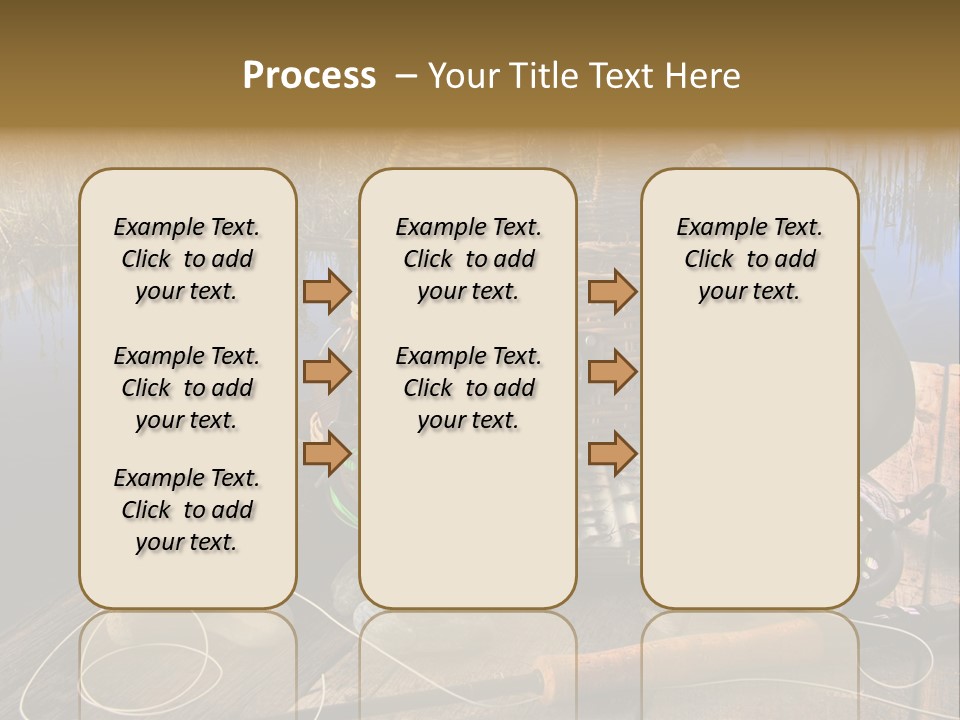 Fly Fishing Rod PowerPoint Template