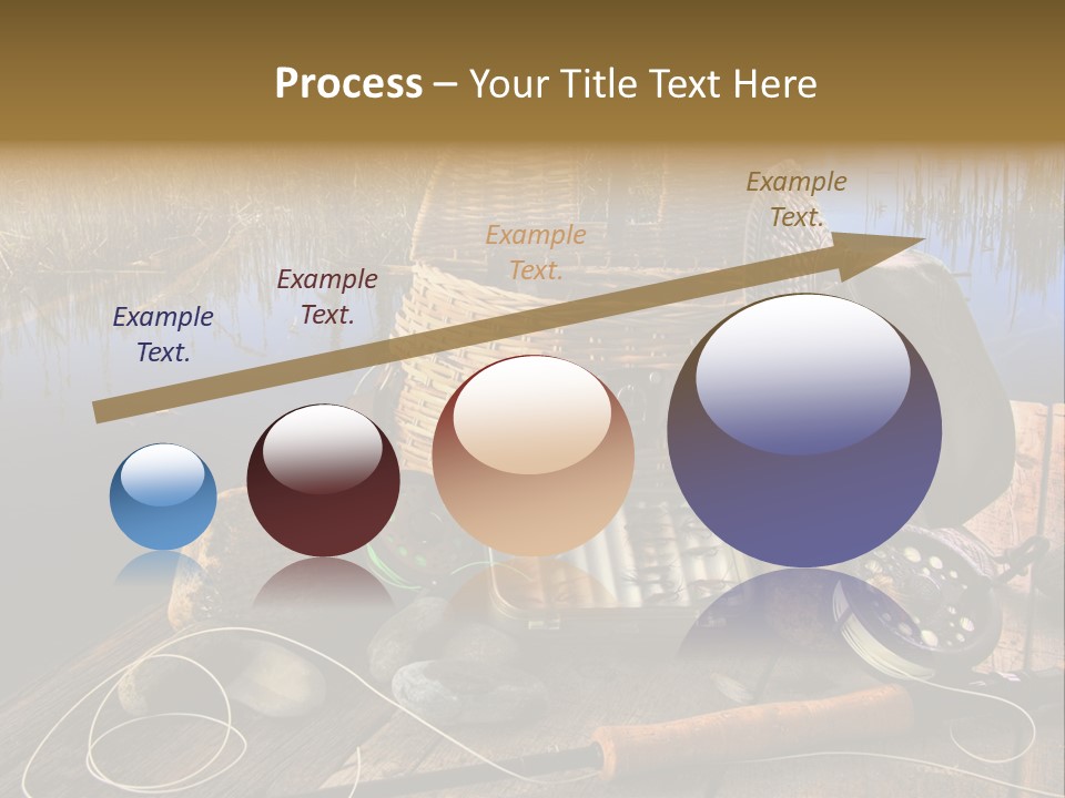 Fly Fishing Rod PowerPoint Template